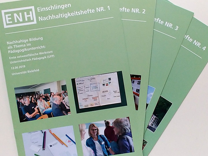 Einschlingen Nachhaltigkeitsheft Nr. 1 - 4