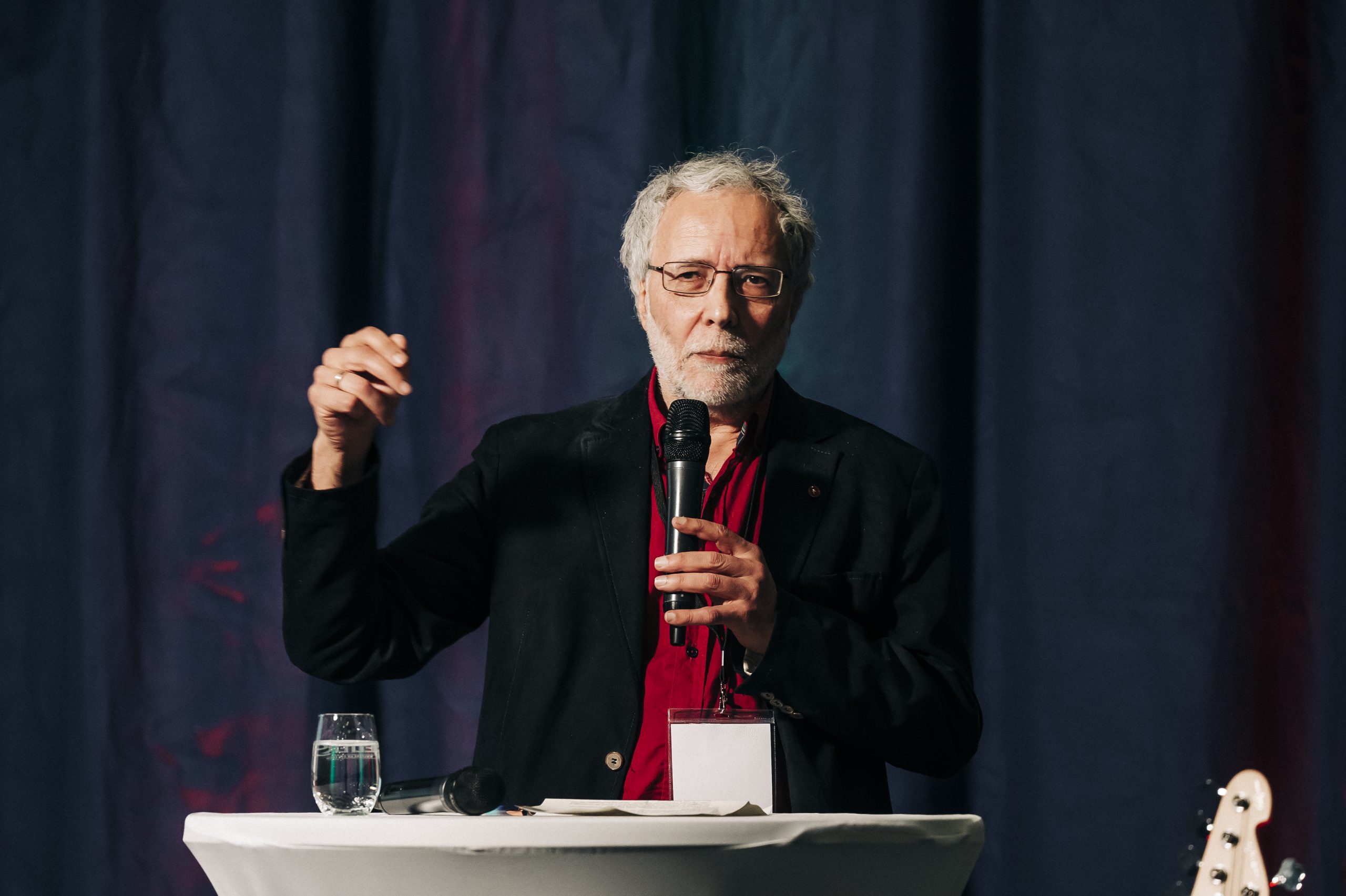 Christoph Bals (geschäftsführender Vorstand Politik von Germanwatch) beim politischen Abend der Stiftung Umwelt und Entwicklung NRW