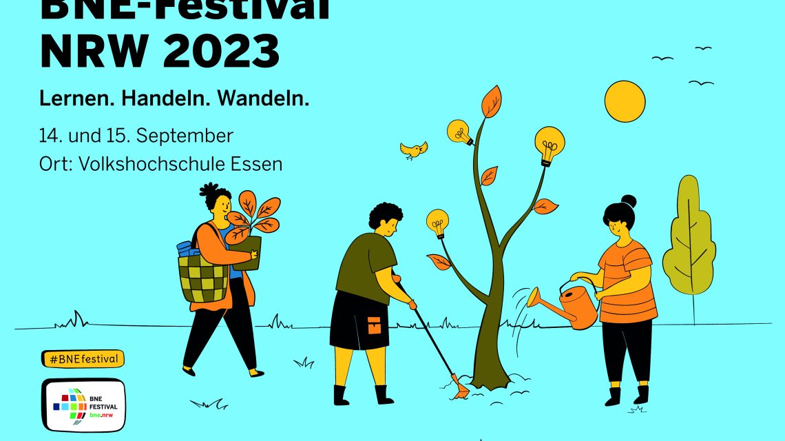 Banner BNE-Festival NRW 2023 (Druck)