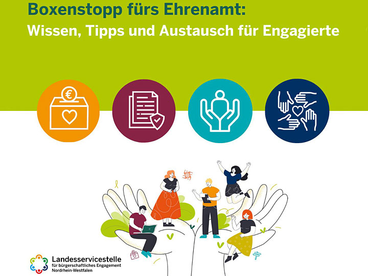 Boxenstopp fürs Ehrenamt: Wissen, Tipps und Austausch für Engagierte.