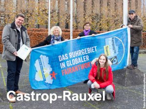 Fahnenaktion Faire Metropole Ruhr