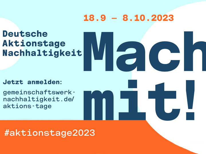 Deutsche Aktionstage Nachhaltigkeit 2023 Deutsche Aktionstage Nachhaltigkeit 2023