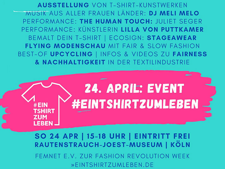 Event TShirt zum Leben