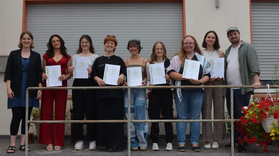 Absolventinnen des 3. Zertifikatskurses Transformationsdesign