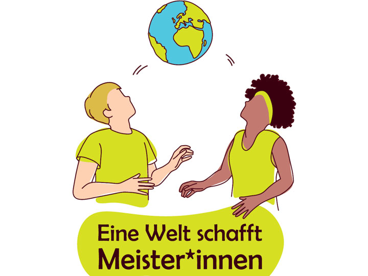 Eine-Welt-Netz-Kampagne: Eine Welt schafft Meister:innen