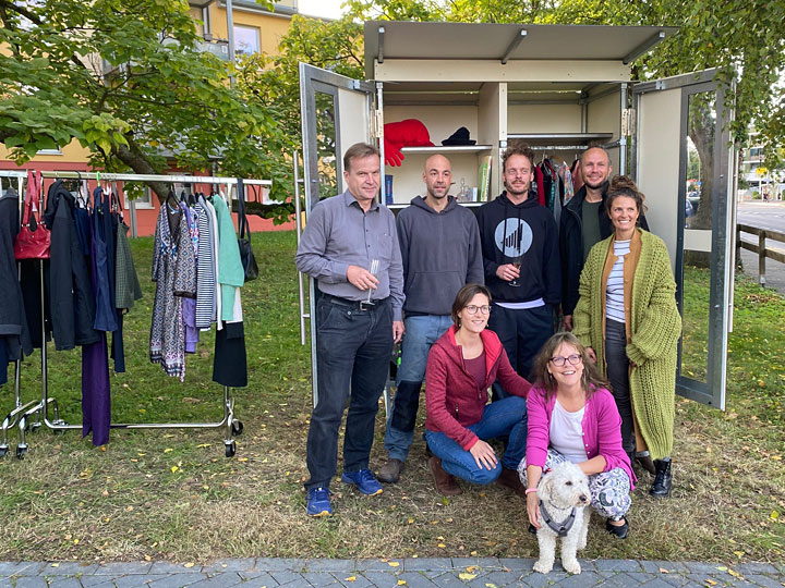 Einweihung der Freebox in Bonn-Lannesdorf