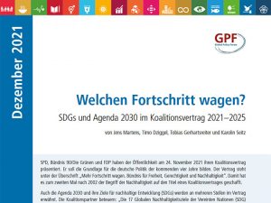 Global Policy Forum: Welchen Fortschritt wagen?