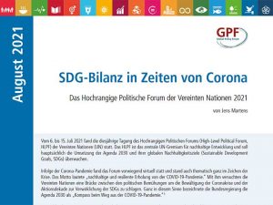 SDG-Bilanz in Zeiten von Corona