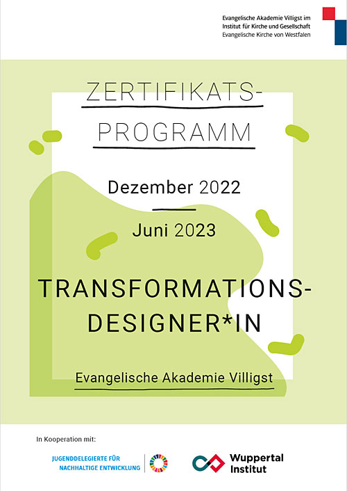 Zertifikatsprogramm Transformationsdesign Zertifikatsprogramm Transformationsdesign