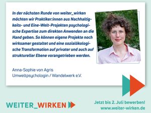 Anna-Sophie von Agris - weiter_wirken