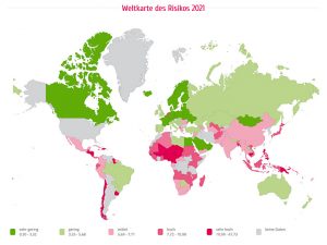 Weltkarte des Risikos